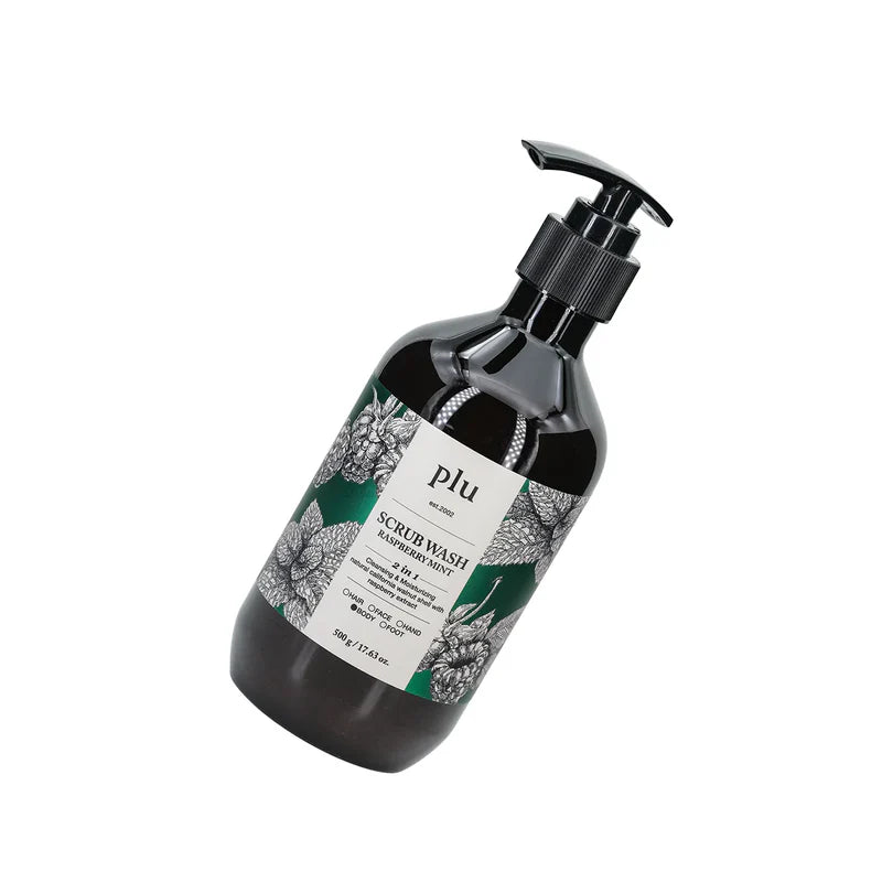 PLU SCRUB WASH RASPBERRY MINT