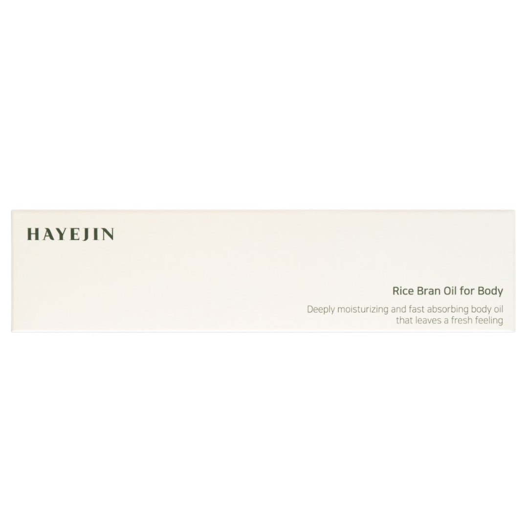 HAYEJIN Rice Bran Oil for Body | Aceite para cuerpo