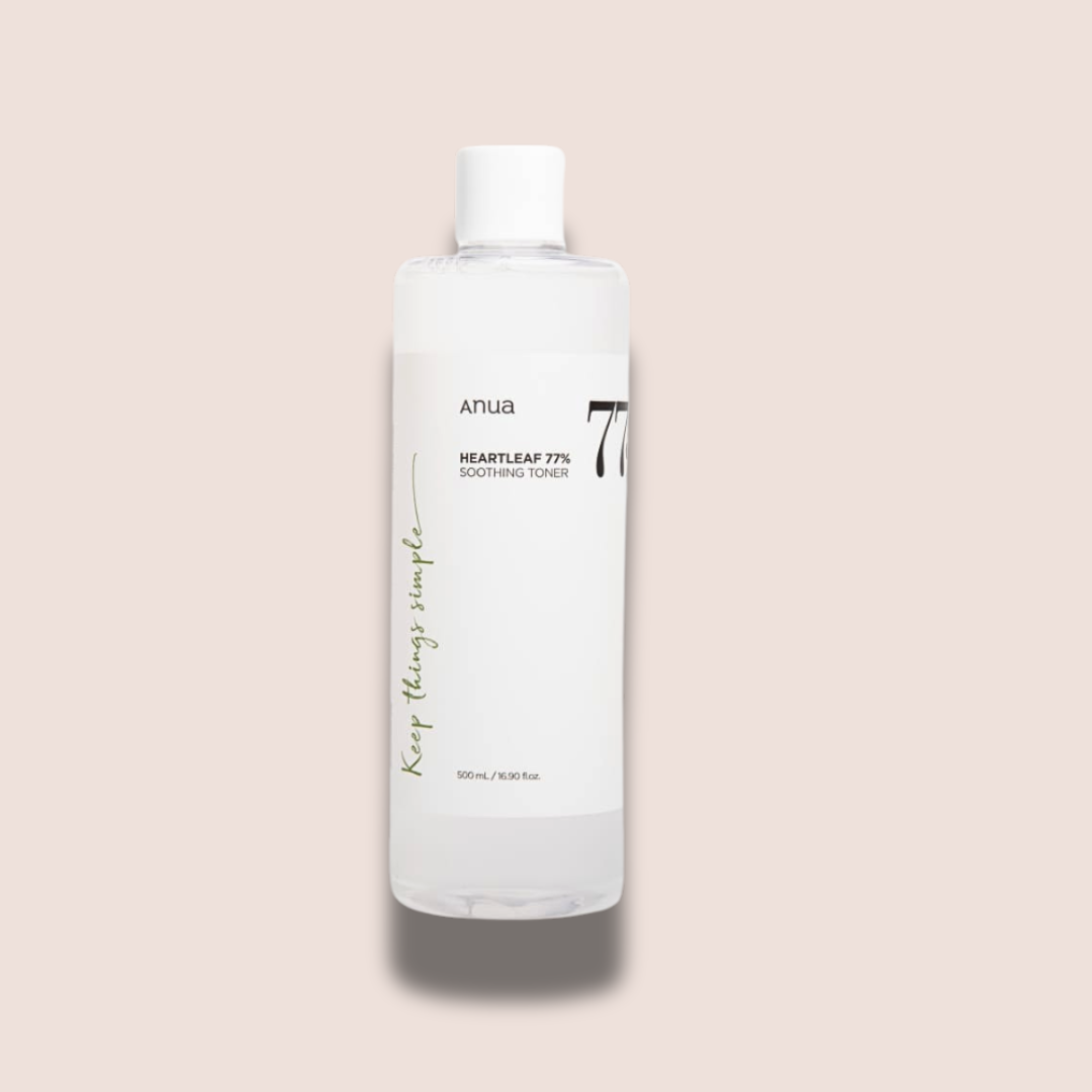 HEARTLEAF 77% SOOTHING TONER 500ml (Tónico)