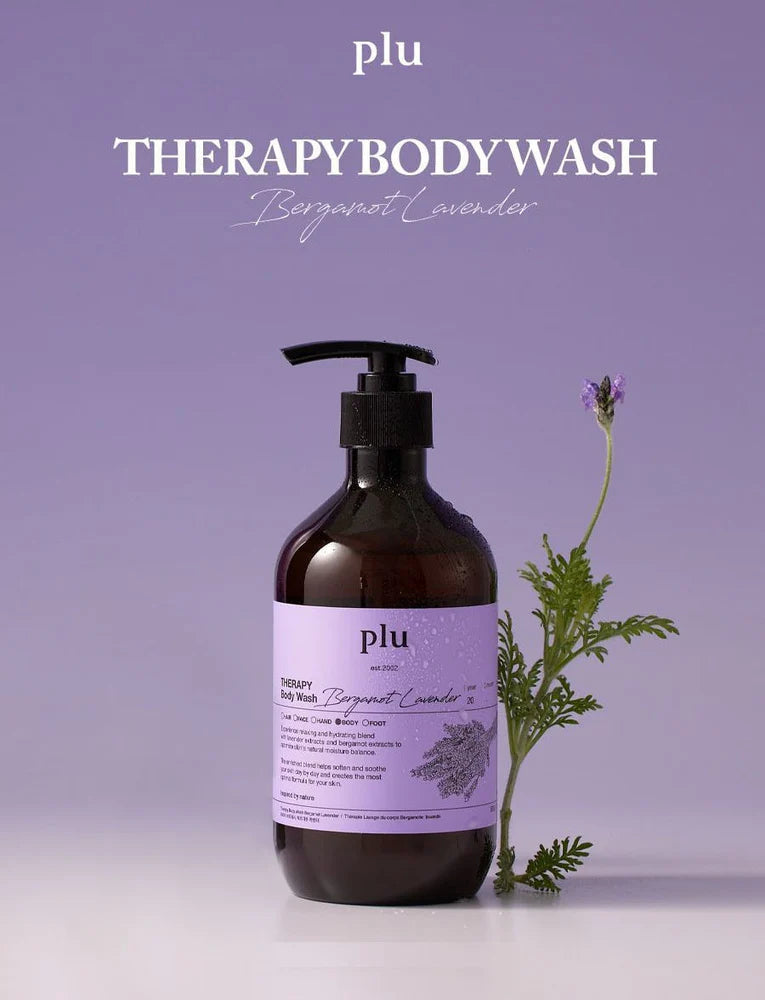 PLU THERAPY BODY WASH BERGAMOT LAVANDER