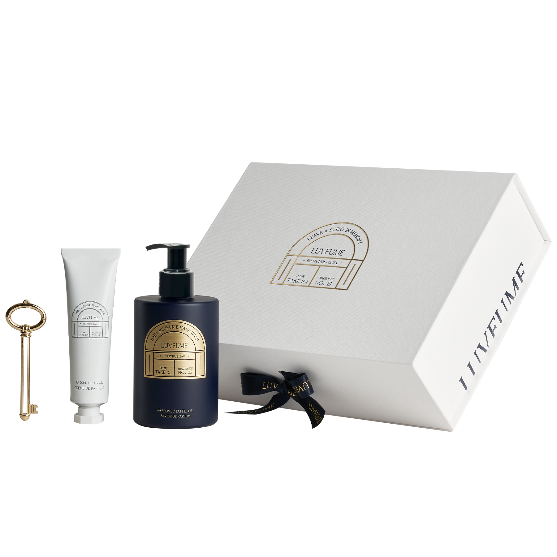 LUVFUME SET DE CUIDADO DE MANOS SLATE KEY & CREMA DE MANOS & JABÓN DE MANOS