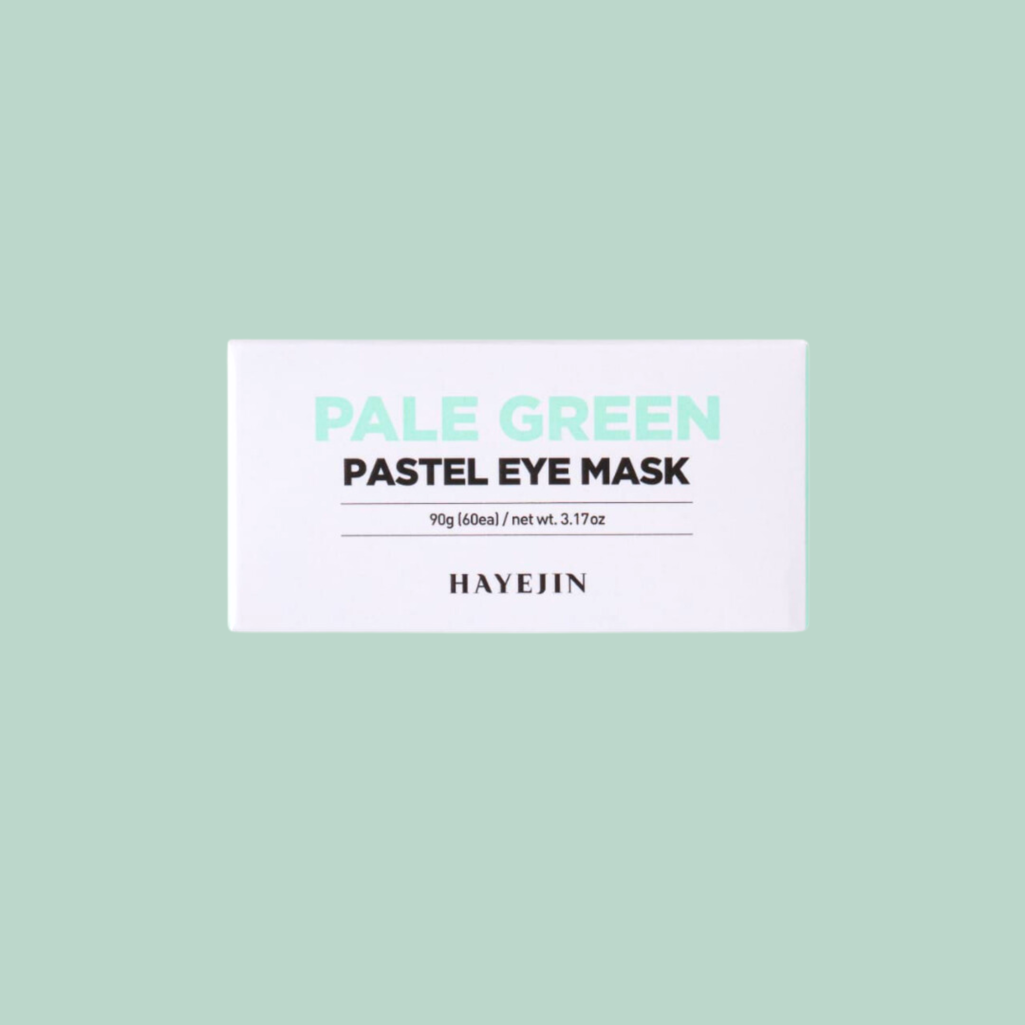 Pale Green Pastel Eye Mask | Mascarilla para ojos