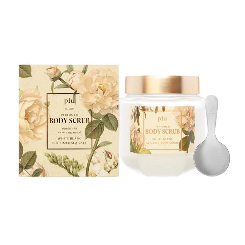 PLU PERFUMED SEA SALT BODY SCRUB WHITE BLANC