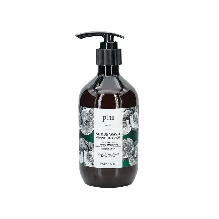 PLU SCRUB WASH GRAPEFRUIT PEACH