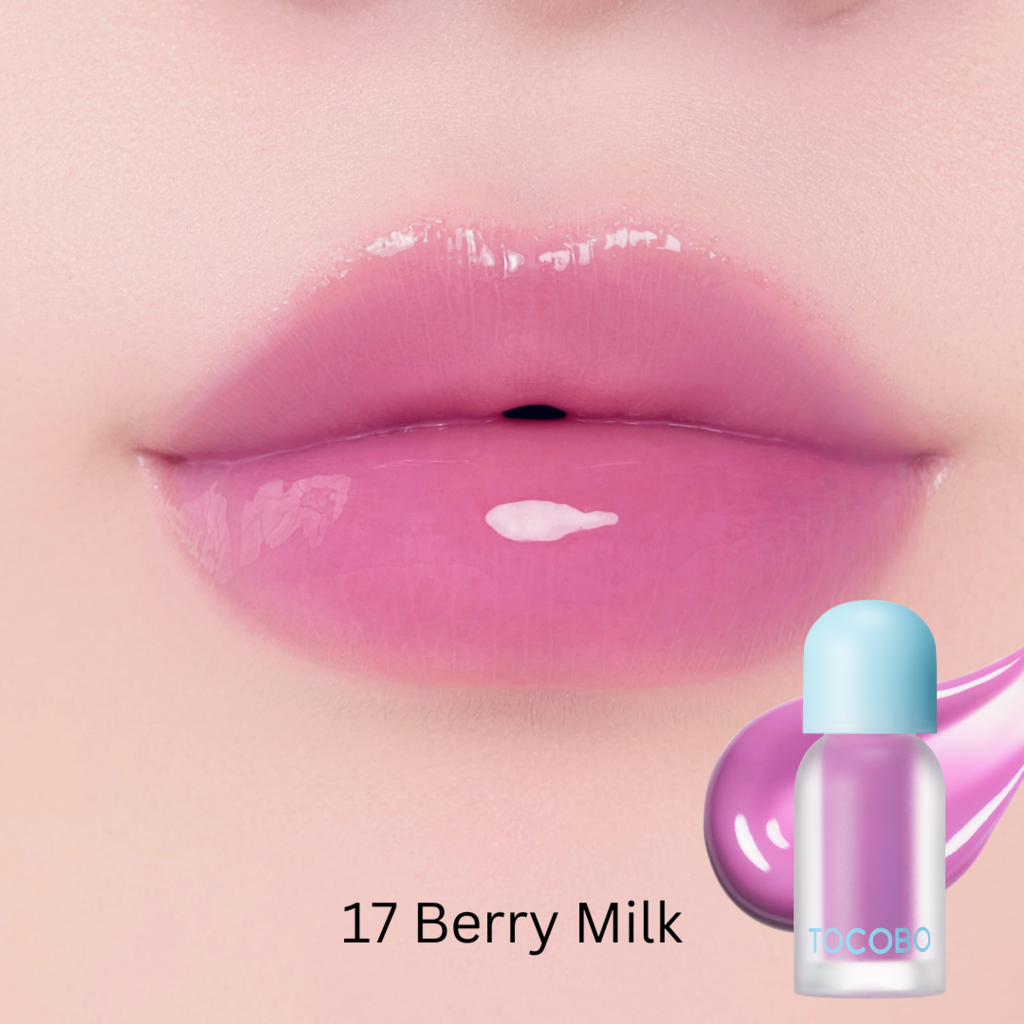 Tocobo Juicy Berry Plumping Lip Oil 17 Berry Milk