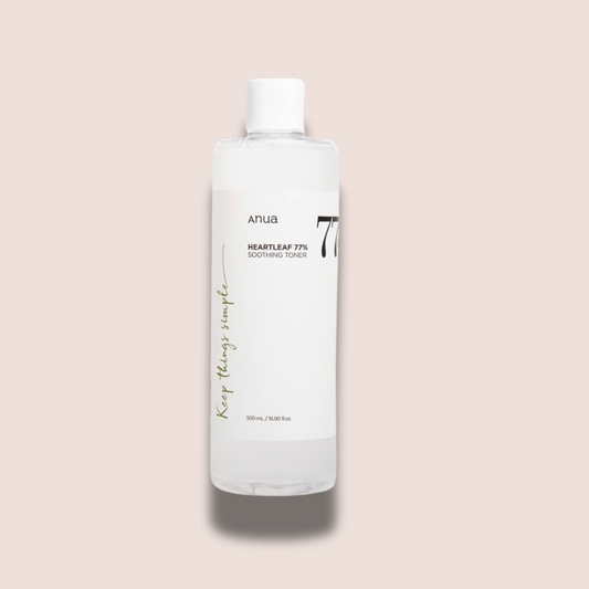 HEARTLEAF 77% SOOTHING TONER 500ml (Tónico)