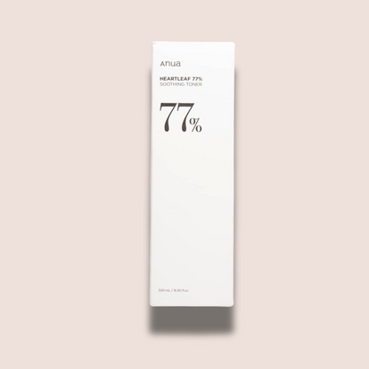 HEARTLEAF 77% SOOTHING TONER 500ml (Tónico)