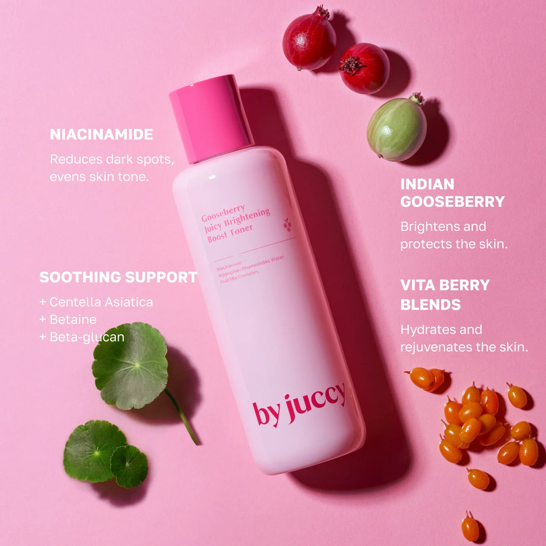 Gooseberry Juicy Brightening Boost Toner  By Juccy