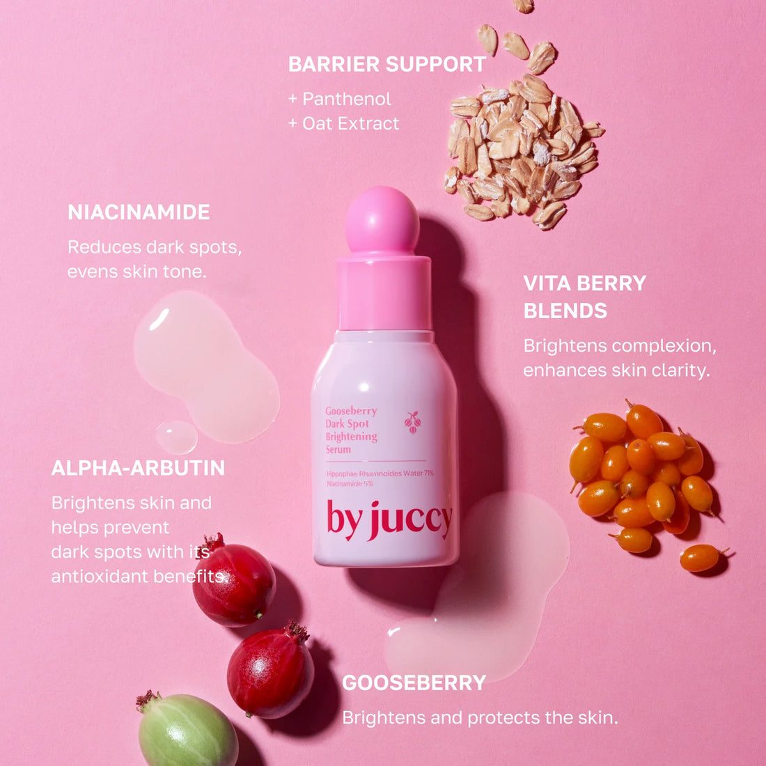 Gooseberry Dark Spot Brightening Serum  By Juccy
