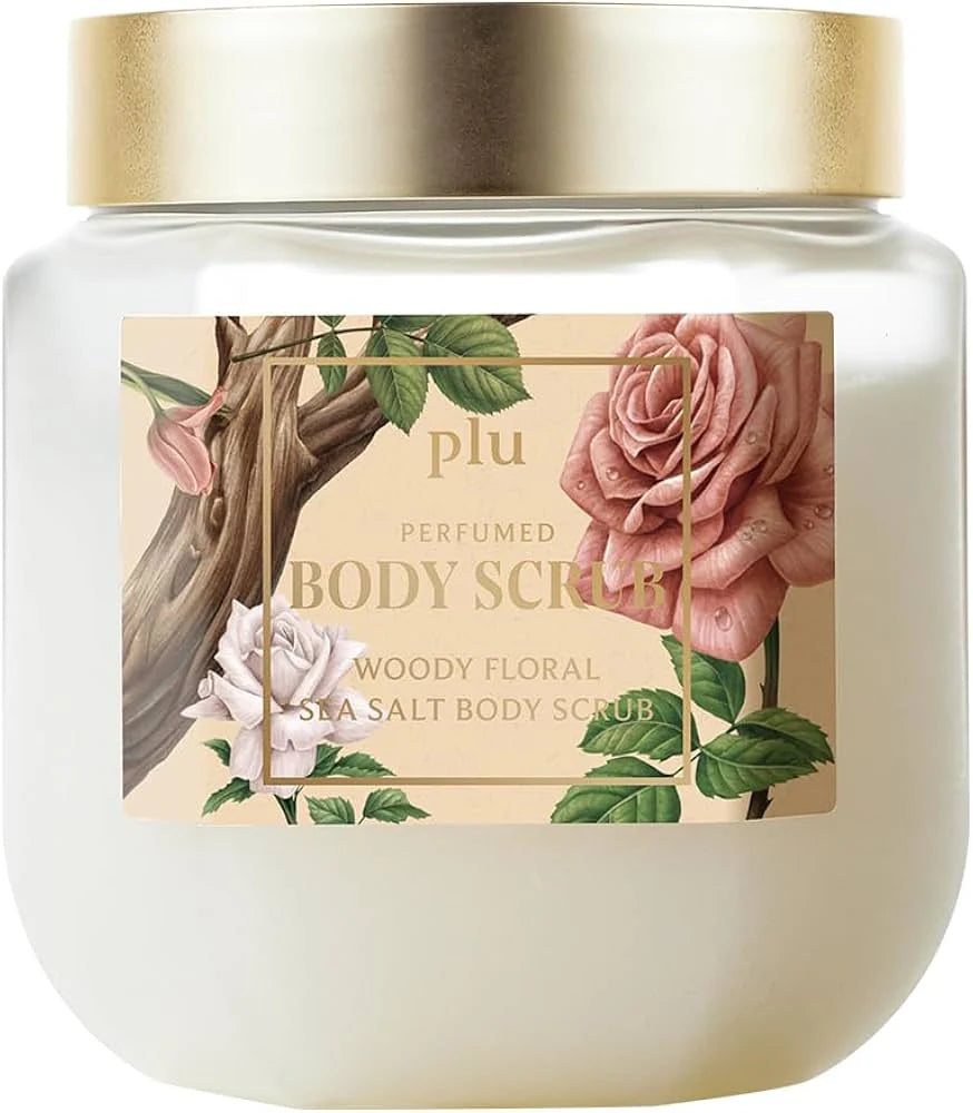 PLU PERFUMED SEA SALT BODY SCRUB WOODY FLORAL