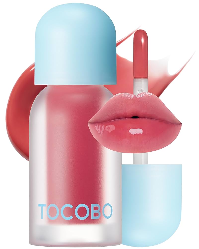TOCOBO Juicy Berry Plumping Lip Oil 18 Cozy Pink.