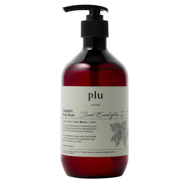 PLU THERAPY BODY WASH BASIL EUCALYPTUS