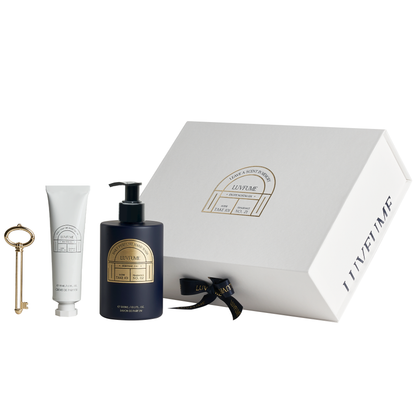LUVFUME SET DE CUIDADO DE MANOS SLATE KEY &amp; CREMA DE MANOS &amp; JABÓN DE MANOS