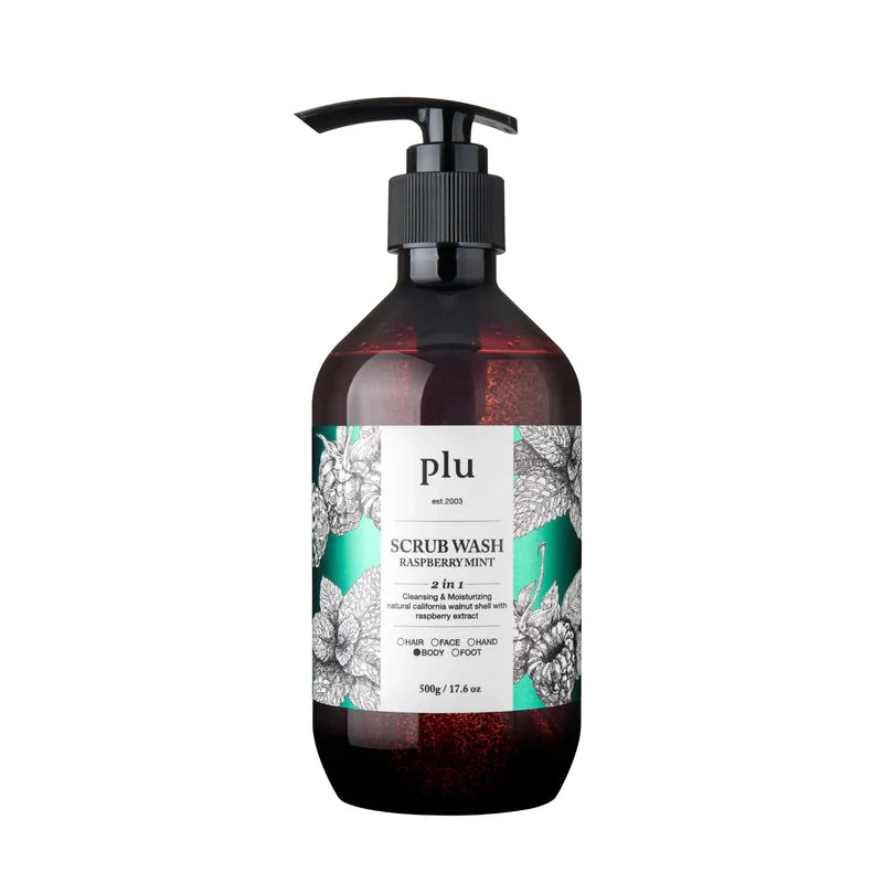 PLU SCRUB WASH RASPBERRY MINT