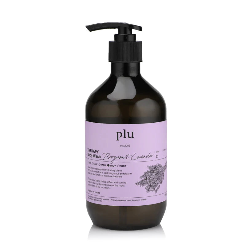 PLU THERAPY BODY WASH  BERGAMOT LAVANDER
