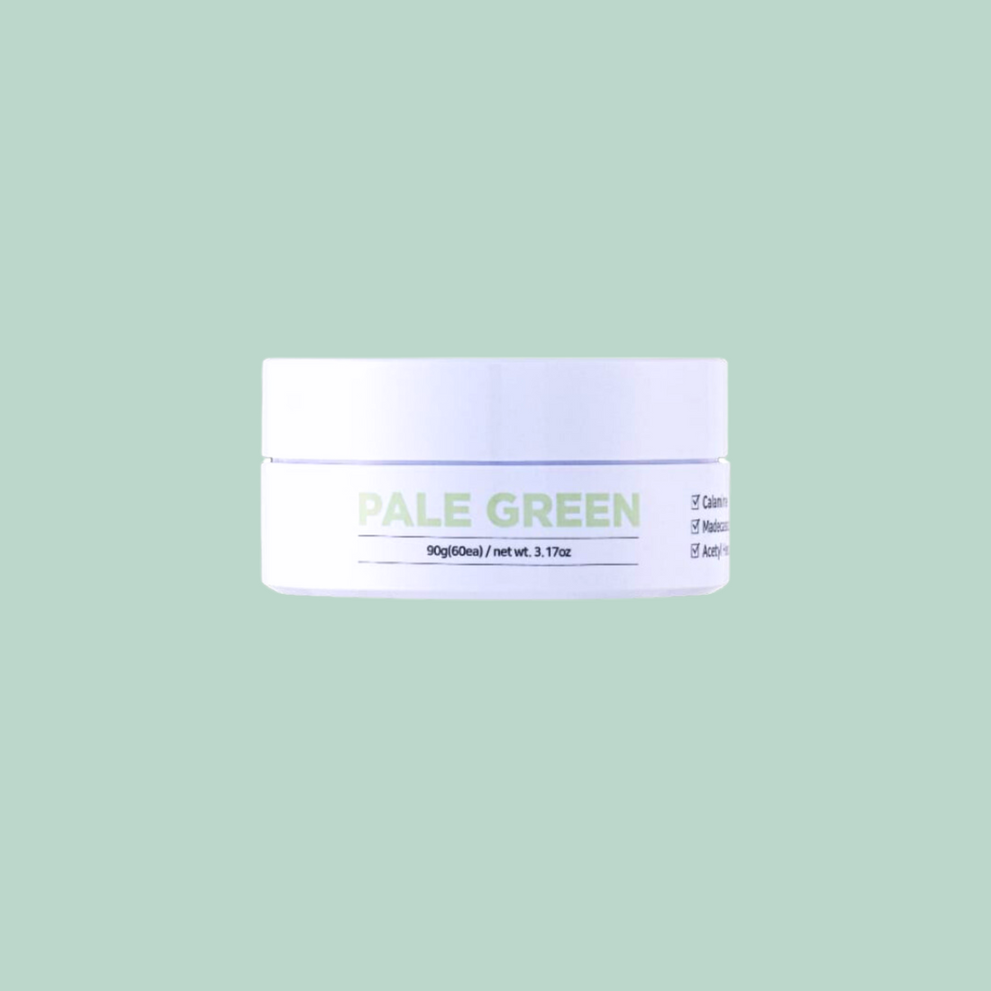 Pale Green Pastel Eye Mask | Mascarilla para ojos