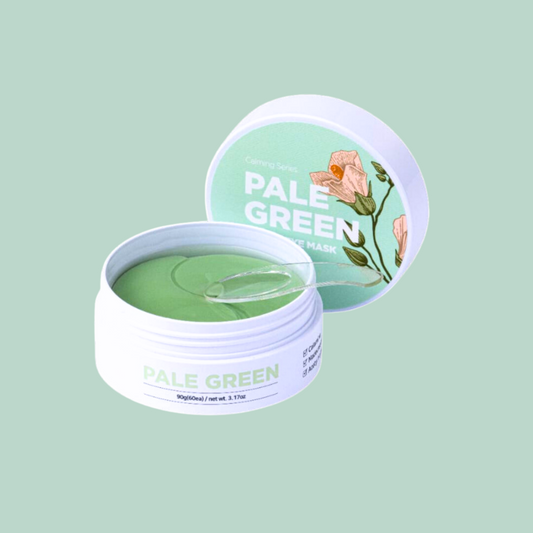 Pale Green Pastel Eye Mask | Mascarilla para ojos