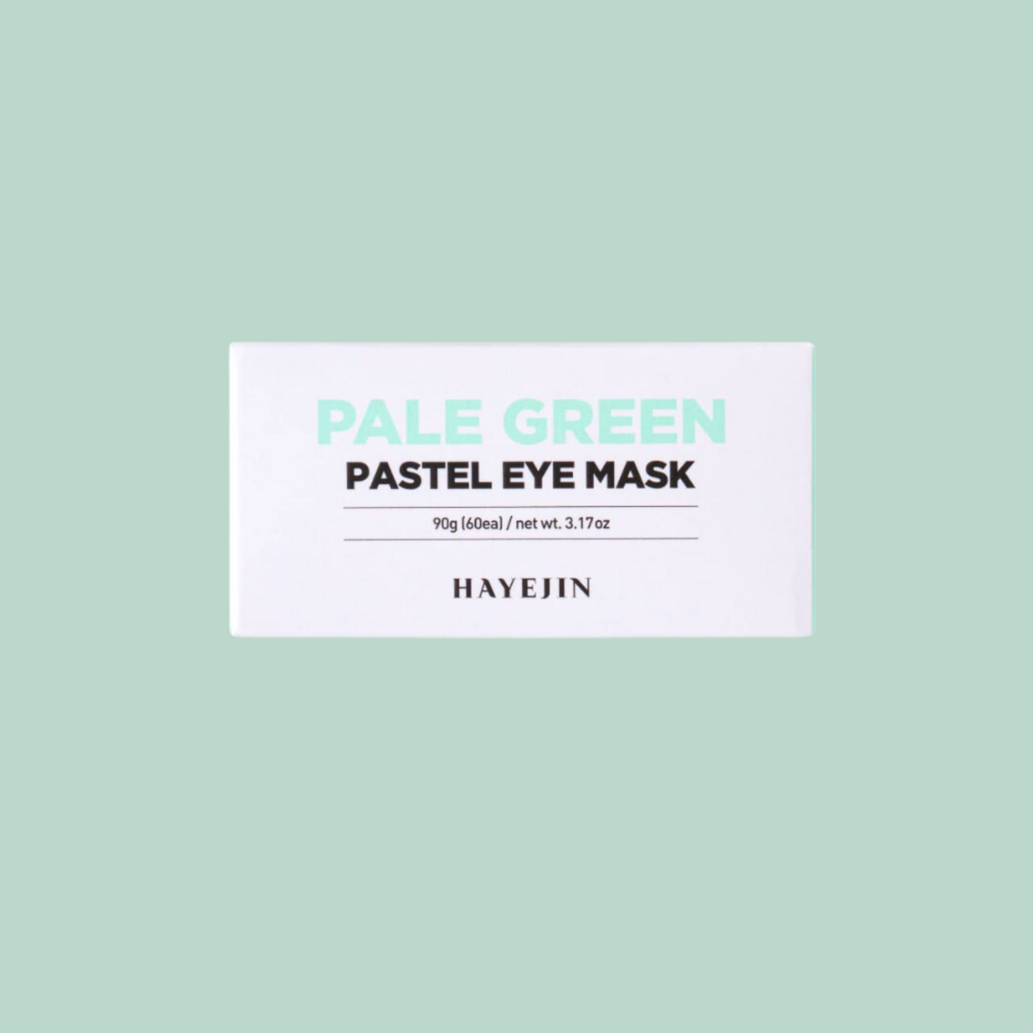 Pale Green Pastel Eye Mask | Mascarilla para ojos