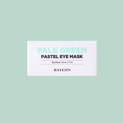 Pale Green Pastel Eye Mask | Mascarilla para ojos