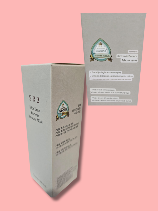 SRB  Enzyme Powder Wash 70g (Lavado en polvo de enzimas de salvado de arroz estabilizado)