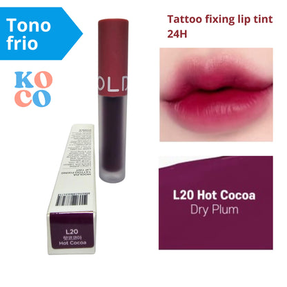Labial brillo para labios Moolda, Tattoo fixing lip tint