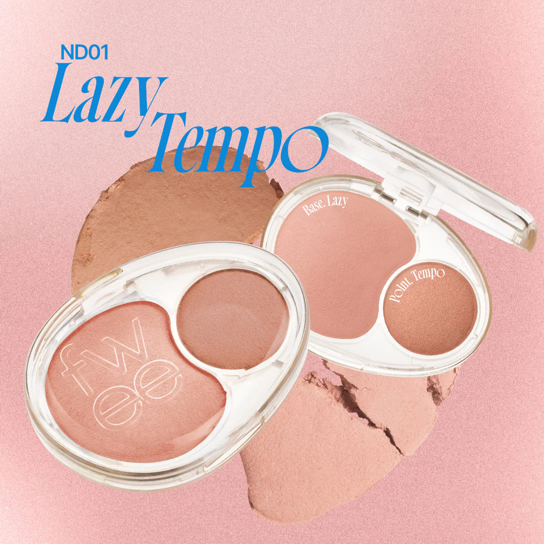 Fwee Mellow Dual Blush ND01 LAZY TEMPO