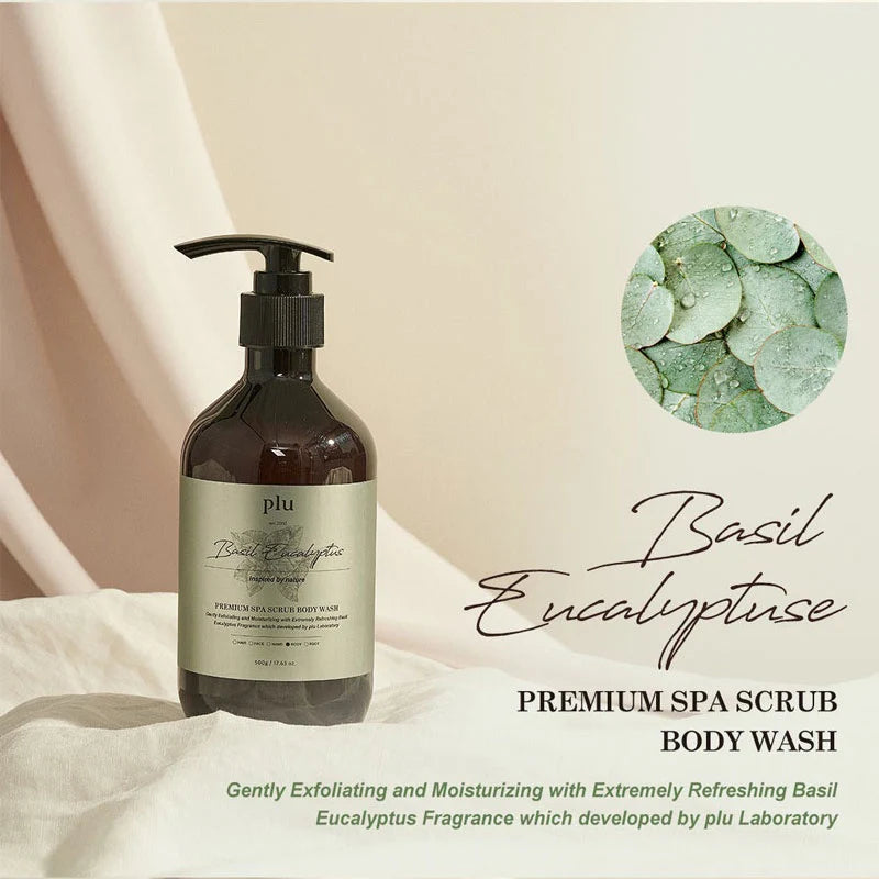 PLU THERAPY BODY WASH BASIL EUCALYPTUS